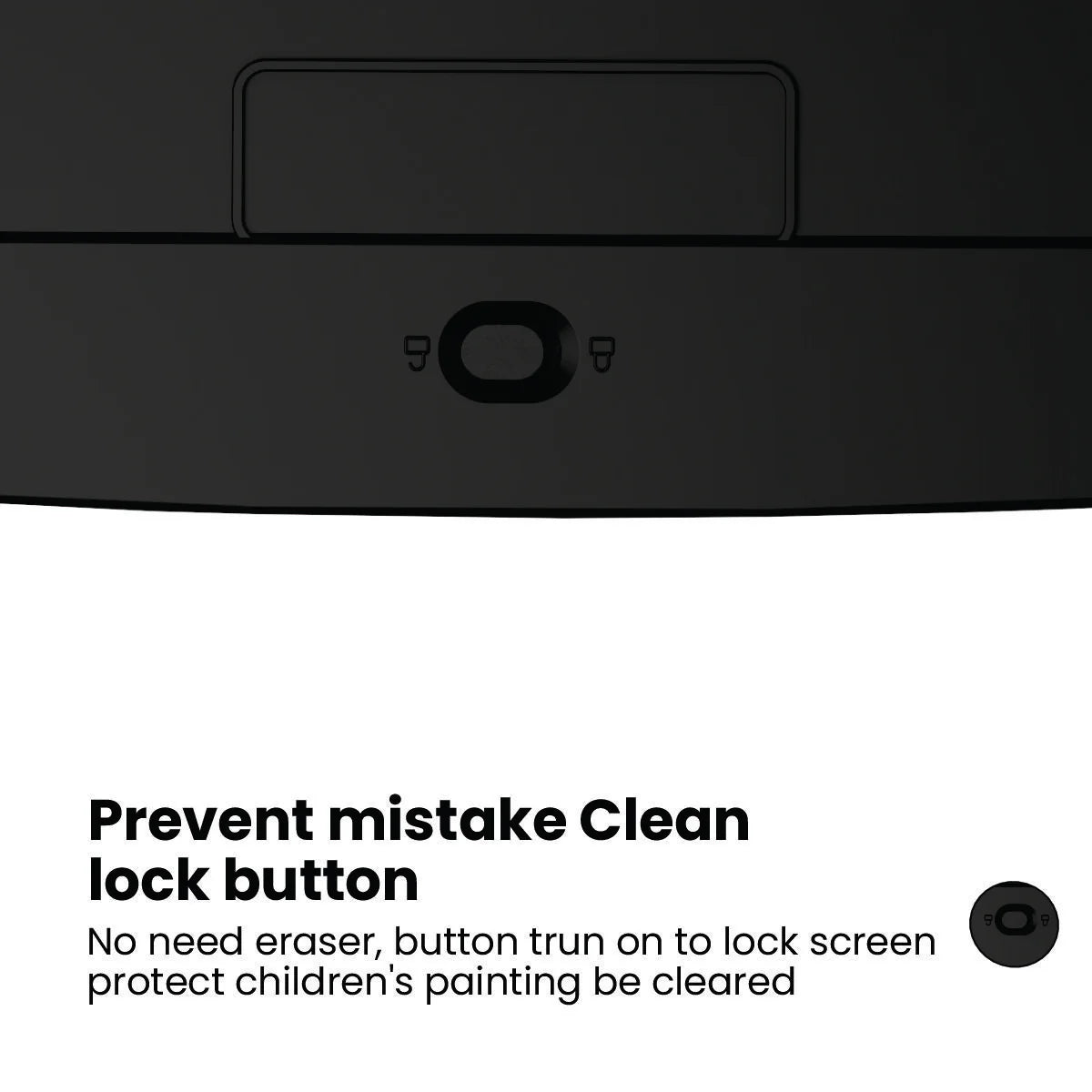 Ruffpad 8.5E | Monocolor LCD | One-Tap Erase | 8.5 Inches Screen | Smart Lock