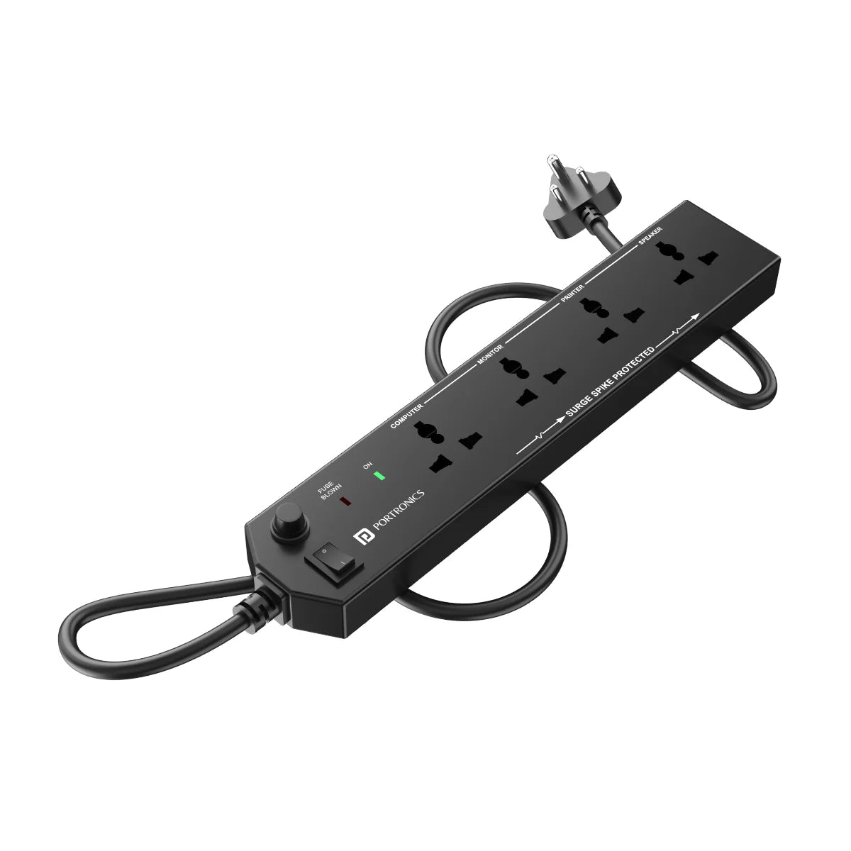 Power Plate 10 Power Extension | 1500 Watts | 2m Long Cord | 4 Universal Sockets
