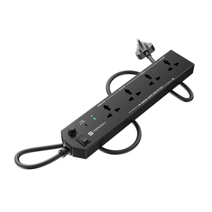 Power Plate 10 Power Extension | 1500 Watts | 2m Long Cord | 4 Universal Sockets