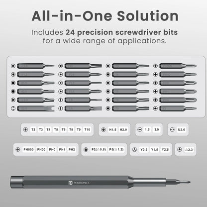 Bit Box 24 in 1 Tool Box Portronics