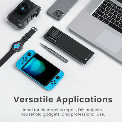 Bit Box | Travel Friendly | Magnetic Bit Holder | Compact | 24-in-1