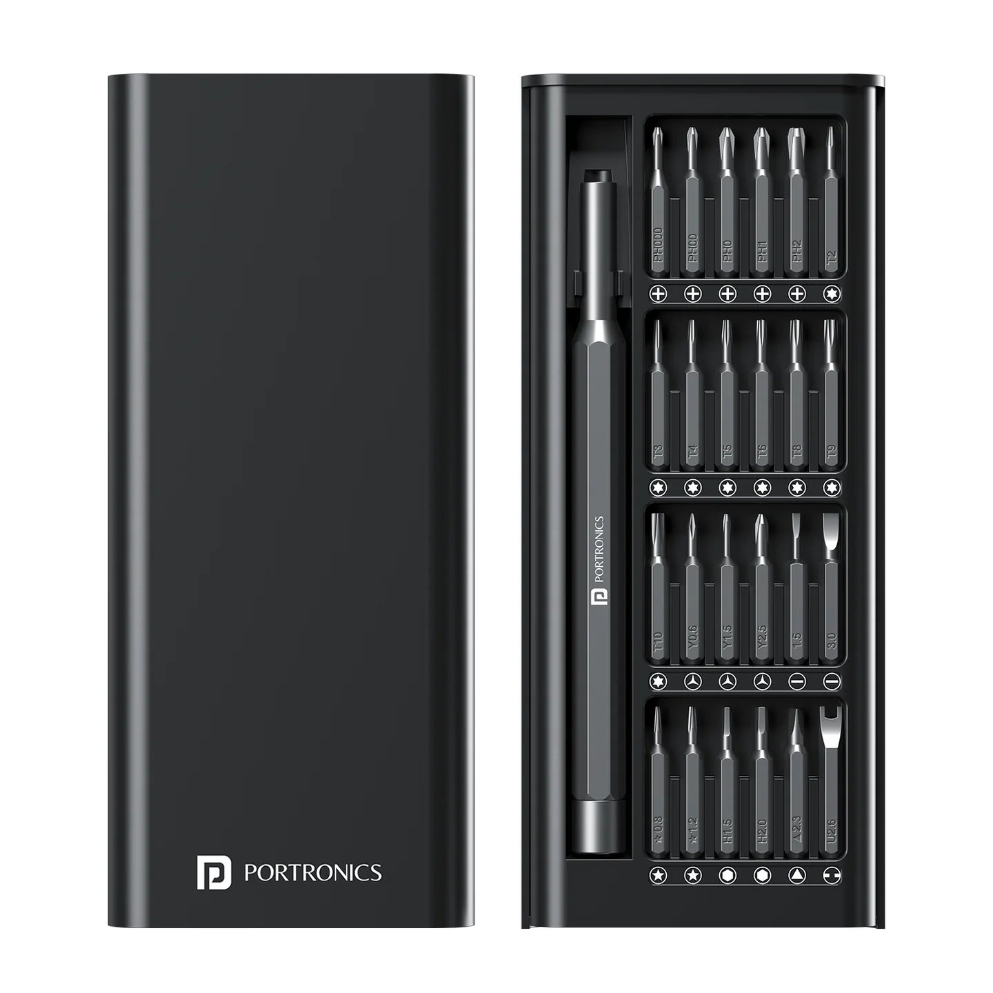 Bit Box 24 in 1 Tool Box Portronics