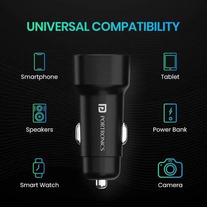 Car Power 80 | 45W Type-C PD | 35W USB | LED Indicator | 80W Max Output