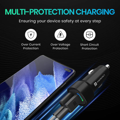 Car Power 80 | 45W Type-C PD | 35W USB | LED Indicator | 80W Max Output