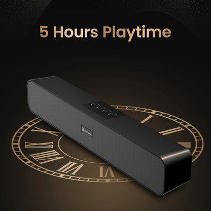 DECIBEL 24 Bluetooth 5.3 | wireless 10W HD soundbar | TWS Surround Sound | Type-C charging port