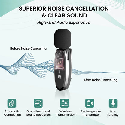 Dash 7 Type C Lapel Wireless Mic