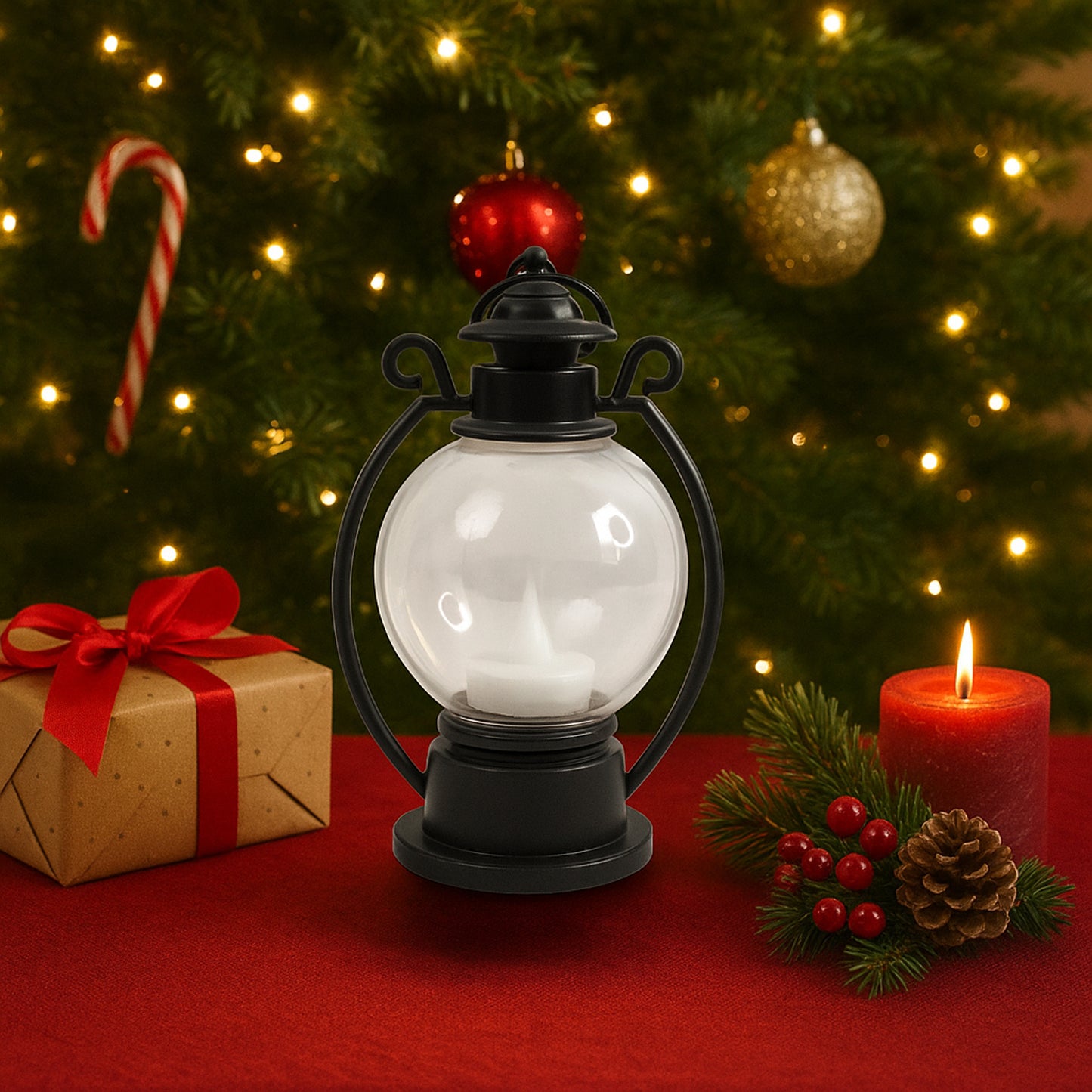 Led Storm Lantern Decorative Light (1 Pc)