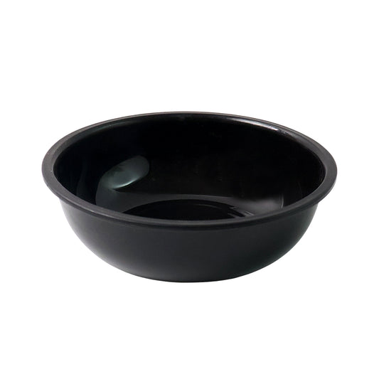 Plastic 6 Inch Black Round Deep Serving Bowl (1 Pc)