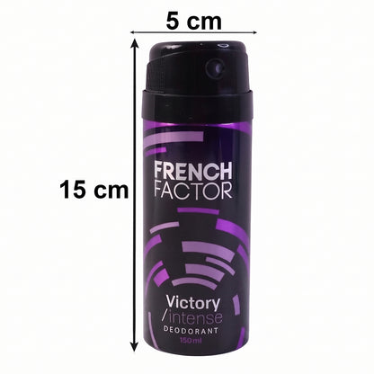 French Factor Victory Intense Deodorant Body Spray (1 Pc 150 Ml)