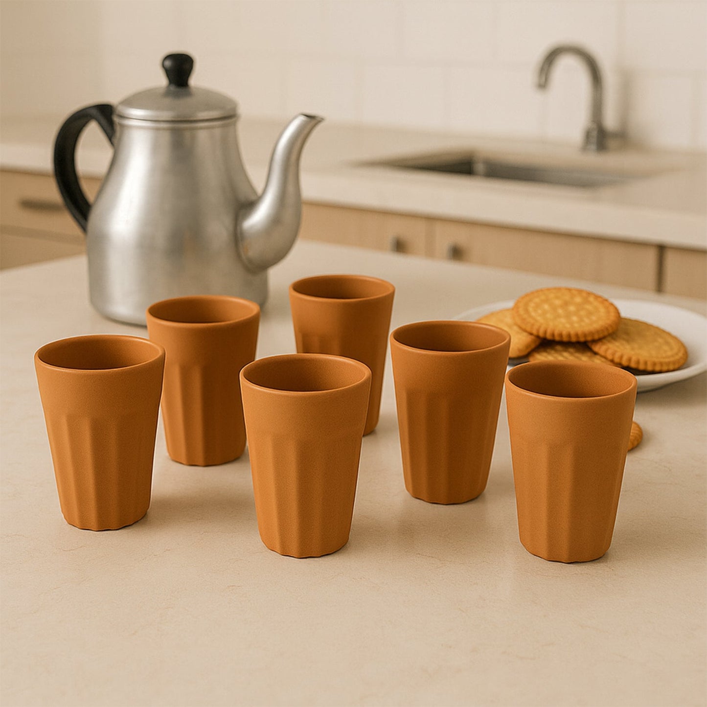 Konvex Traditional Chai Cups (125 ML / 6 Pc)