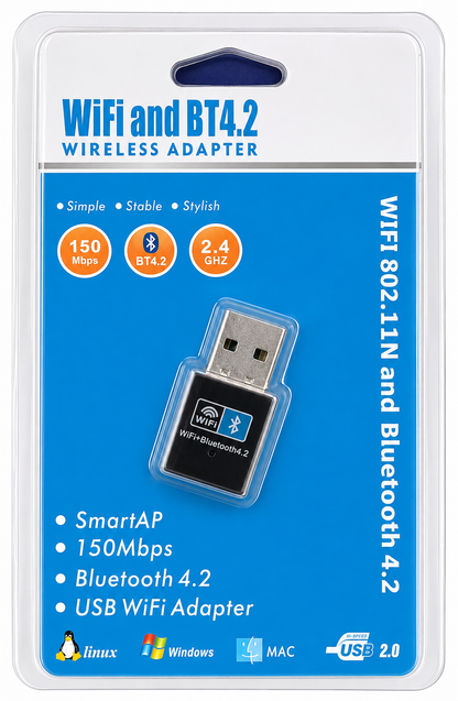 WiFi and BT 4.2 | Wireless Adapter |