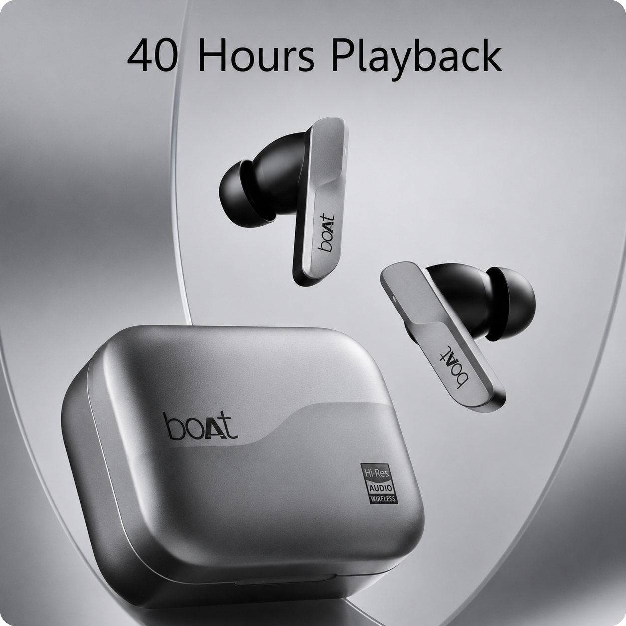 boAt Airdopes 800 Hi-Def, Hi-Res Audio LDAC, 4Mic ENx, App Support, ASAP Charge, IPX5, Bluetooth v5.3, Bluetooth TWS in Ear Earbuds Wireless Earphones