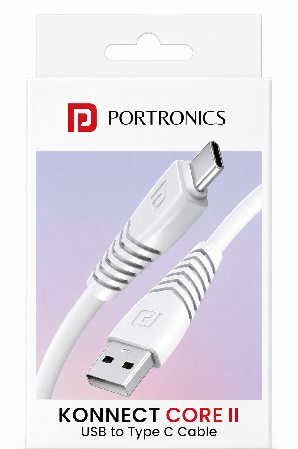 Konnect Core II- USB to Type C Cable  | Fast Charging | 3.0A Output | Premium Quality | Safe& reliable