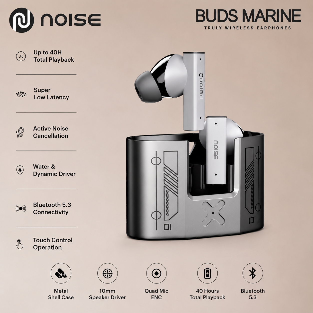 Noise Buds Marine