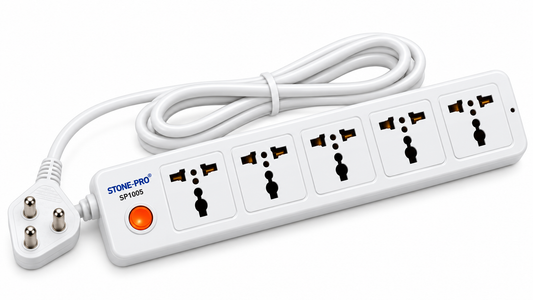 STONE SP 1005 Power Extension | 5 universal-style electrical outlets