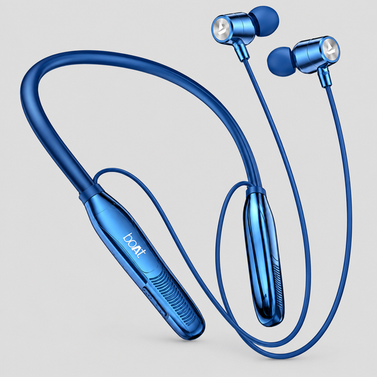 boAt Neckband | Rockerz kreta |Upto 480 hours playback | Magnetic on-off | Glossy Finish | 4 mic with ENC calling