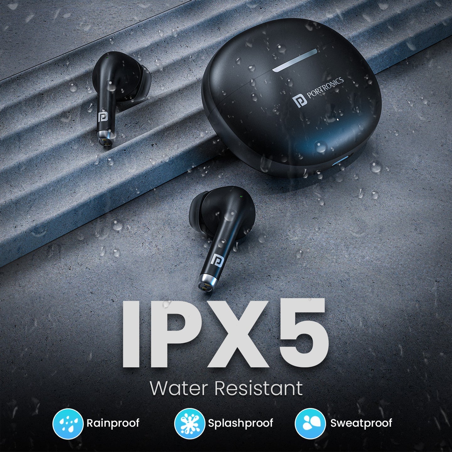 Harmonics Twins S19 Unique Earbuds | Game/Music Mode | Touch Control | Type C Fast Charging (POR 2214)