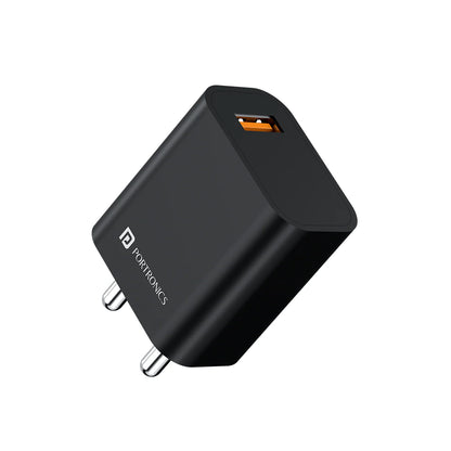 Portronics Adapto One Plus-Type C Cable Fast Charging | 3A Max output | USB A | BIS Certified
