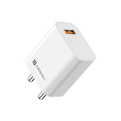 Portronics Adapto One Plus-Type C Cable Fast Charging | 3A Max output | USB A | BIS Certified