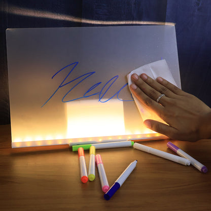 Illuminated LED Writing Board Set