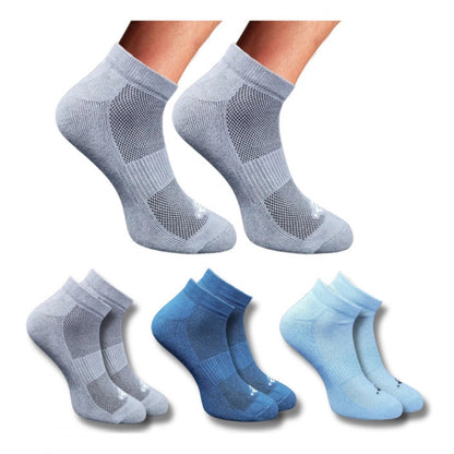 Generic 3_Pair Set Unisex Casual Cotton Printed Low Cut Socks (Multicolor)