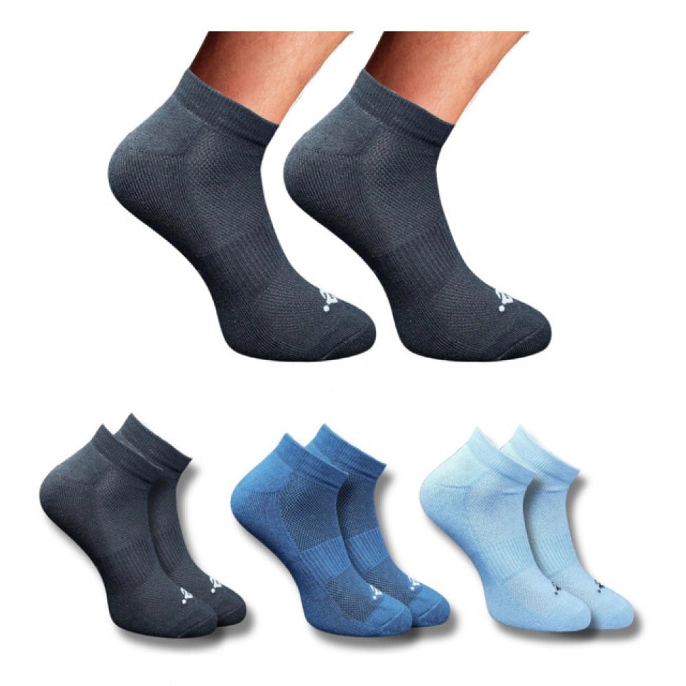 Generic 3_Pair Set Unisex Casual Cotton Printed Low Cut Socks (Multicolor)