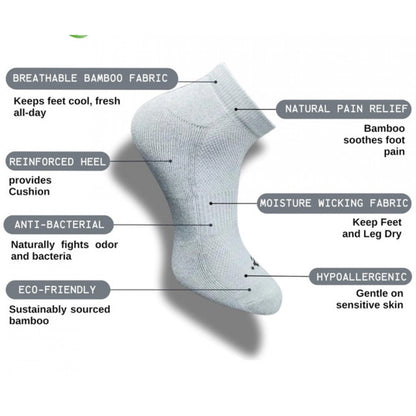 Generic 3_Pair Set Unisex Casual Cotton Printed Low Cut Socks (Multicolor)