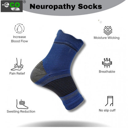 Generic 3_Pair Set Unisex Casual Cotton Printed Ankle Length Support Socks (Multicolor)