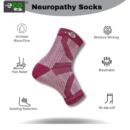 Generic 3_Pair Set Unisex Casual Cotton Printed Ankle Length Support Socks (Multicolor)