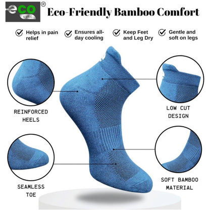Generic 4_Pair Set Unisex Casual Cotton Printed Ankle Length Socks (Multicolor)
