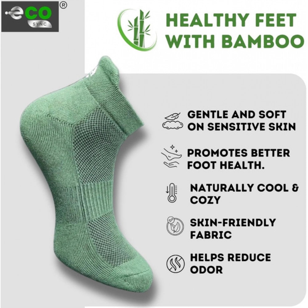 Generic 4_Pair Set Unisex Casual Cotton Printed Ankle Length Socks (Multicolor)