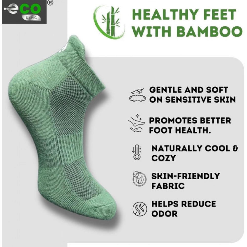 Generic 4_Pair Set Unisex Casual Cotton Printed Ankle Length Socks (Multicolor)