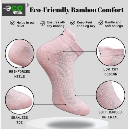 Generic 4_Pair Set Unisex Casual Cotton Printed Ankle Length Socks (Multicolor)