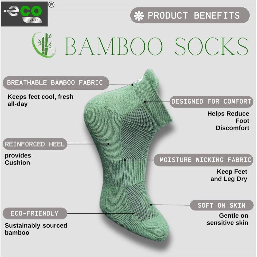 Generic 4_Pair Set Unisex Casual Cotton Printed Ankle Length Socks (Multicolor)