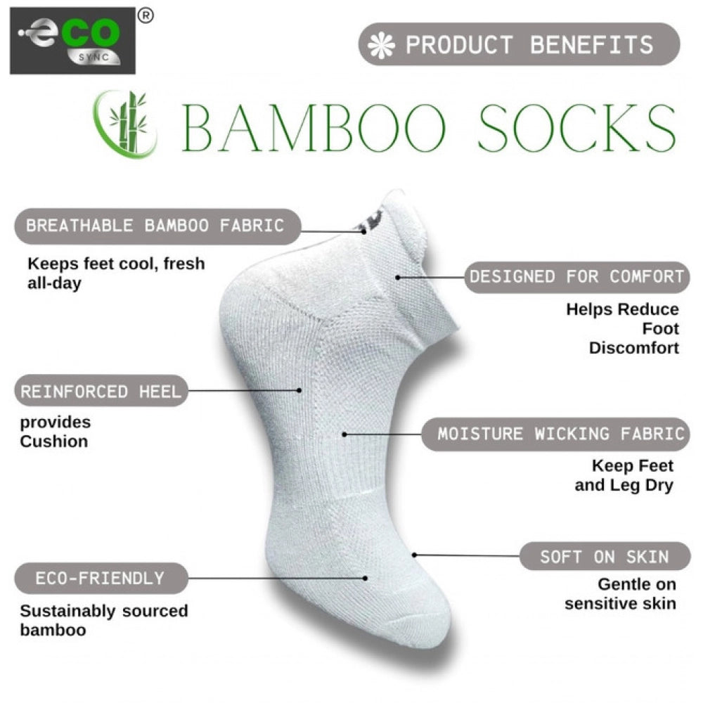 Generic 4_Pair Set Unisex Casual Cotton Printed Ankle Length Socks (Multicolor)
