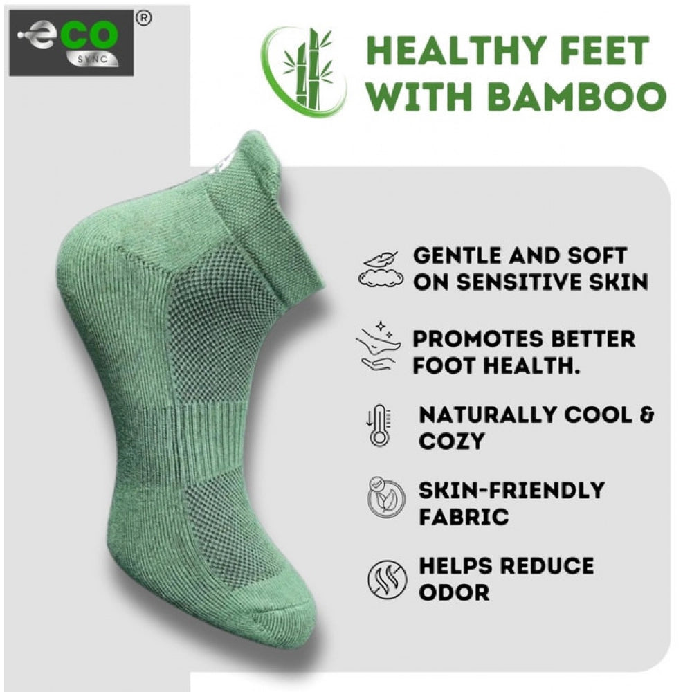 Generic 4_Pair Set Unisex Casual Cotton Printed Ankle Length Socks (Multicolor)