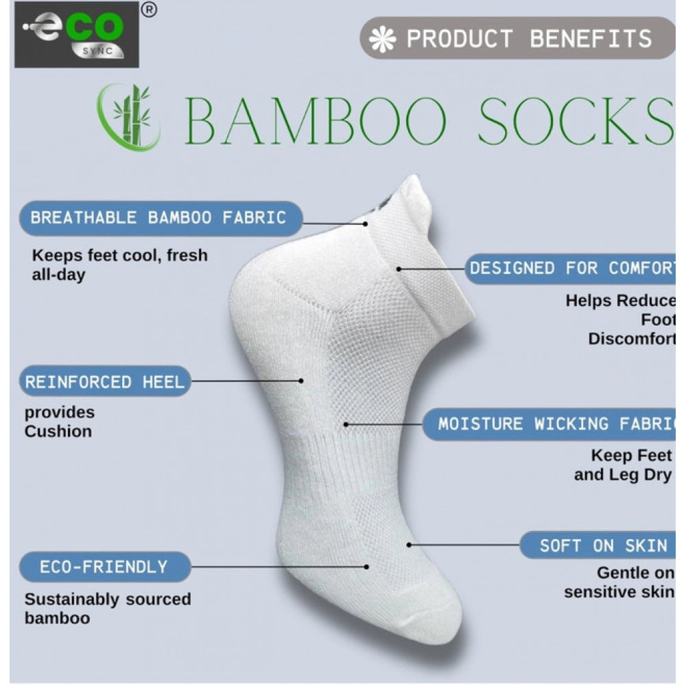 Generic 4_Pair Set Unisex Casual Cotton Printed Ankle Length Socks (Multicolor)