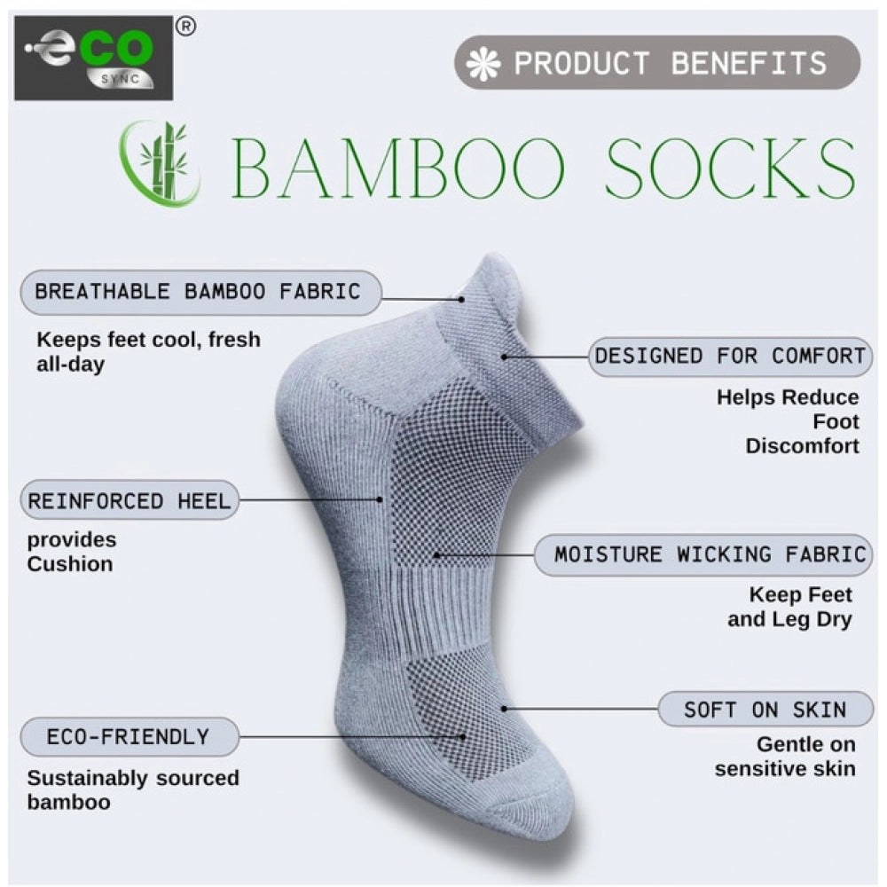Generic 4_Pair Set Unisex Casual Cotton Printed Ankle Length Socks (Multicolor)