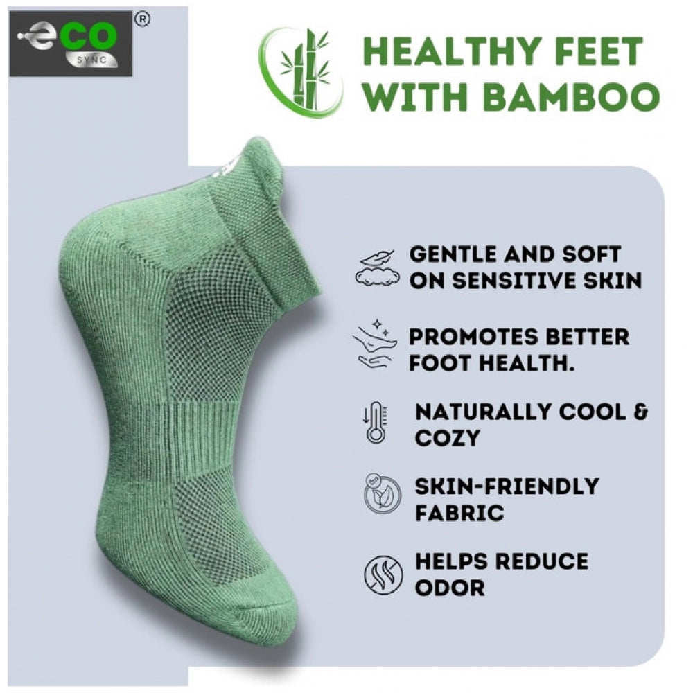 Generic 4_Pair Set Unisex Casual Cotton Printed Ankle Length Socks (Multicolor)