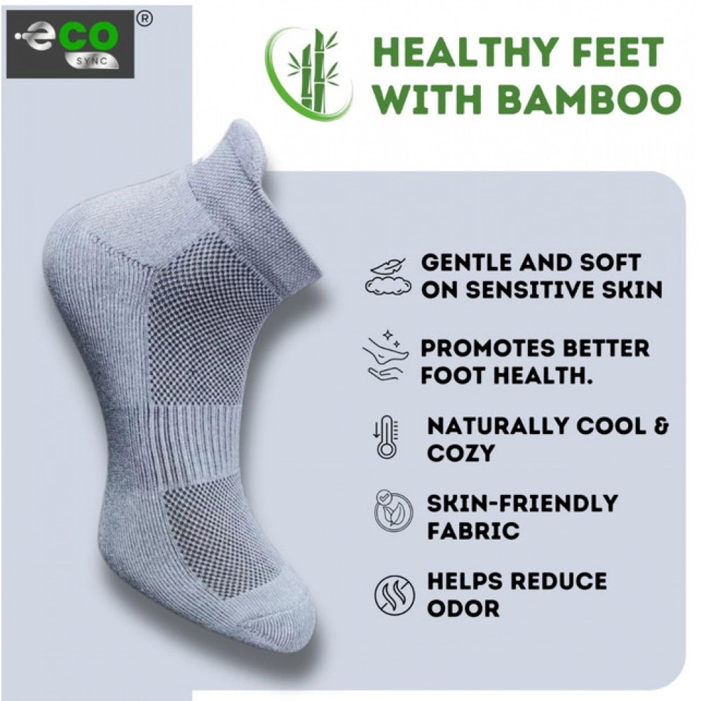 Generic 4_Pair Set Unisex Casual Cotton Printed Ankle Length Socks (Multicolor)