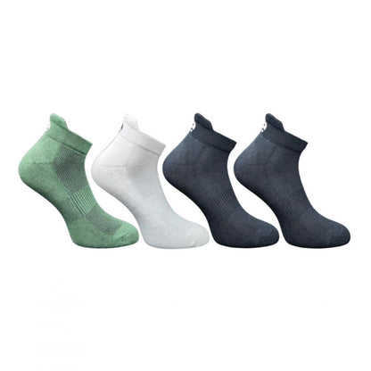 Generic 4_Pair Set Unisex Casual Cotton Printed Ankle Length Socks (Multicolor)