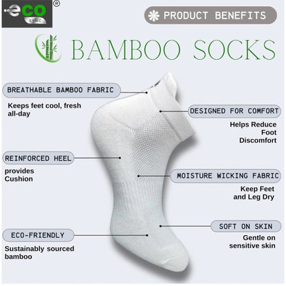 Generic 4_Pair Set Unisex Casual Cotton Printed Ankle Length Socks (Multicolor)