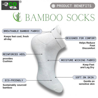 Generic 4_Pair Set Unisex Casual Cotton Printed Ankle Length Socks (Multicolor)
