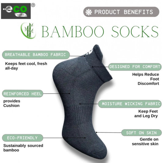 Generic 4_Pair Set Unisex Casual Cotton Printed Ankle Length Socks (Multicolor)