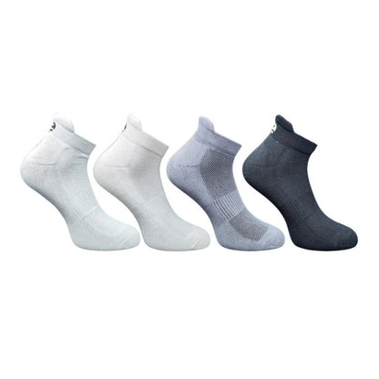Generic 4_Pair Set Unisex Casual Cotton Printed Ankle Length Socks (Multicolor)