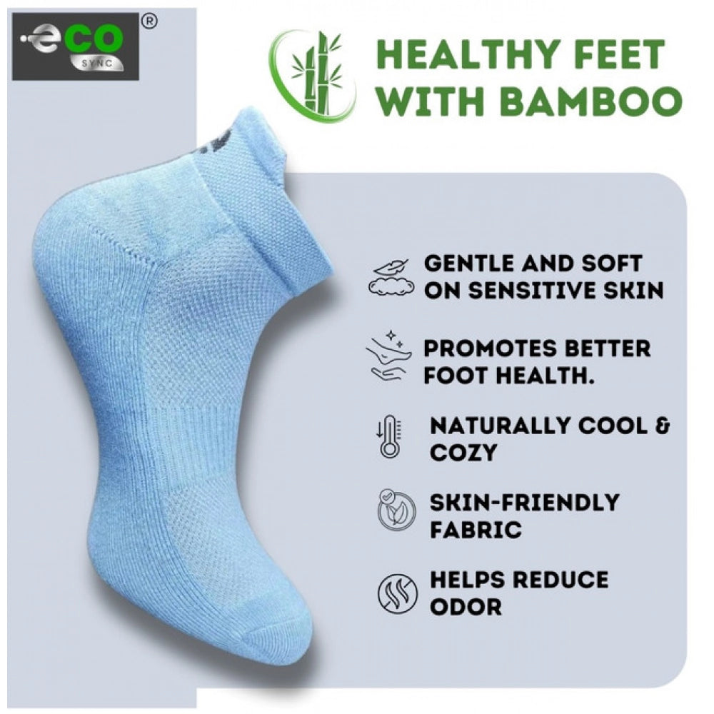 Generic 4_Pair Set Unisex Casual Cotton Printed Ankle Length Socks (Multicolor)