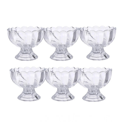 Generic Unbreakable Plastic Dessert And Ice Cream Bowls – Set of 6 for Serving Salad, Fruits And More (Color: Assorted )