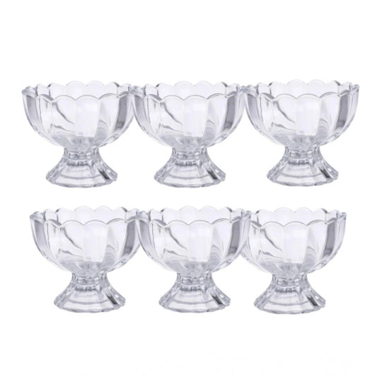 Generic Unbreakable Plastic Dessert And Ice Cream Bowls – Set of 6 for Serving Salad, Fruits And More (Color: Assorted )