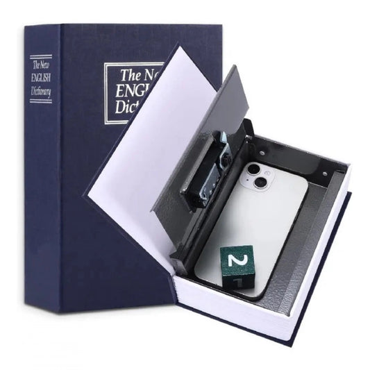 Generic Secret Book Safe with Number Locker (Blue)
