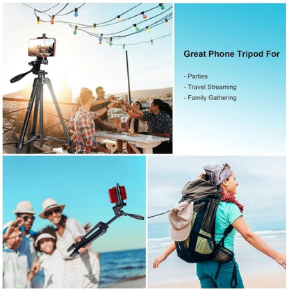 Generic Steel-Plastic Universal 55" Tripod with 360�� Pan-Tilt